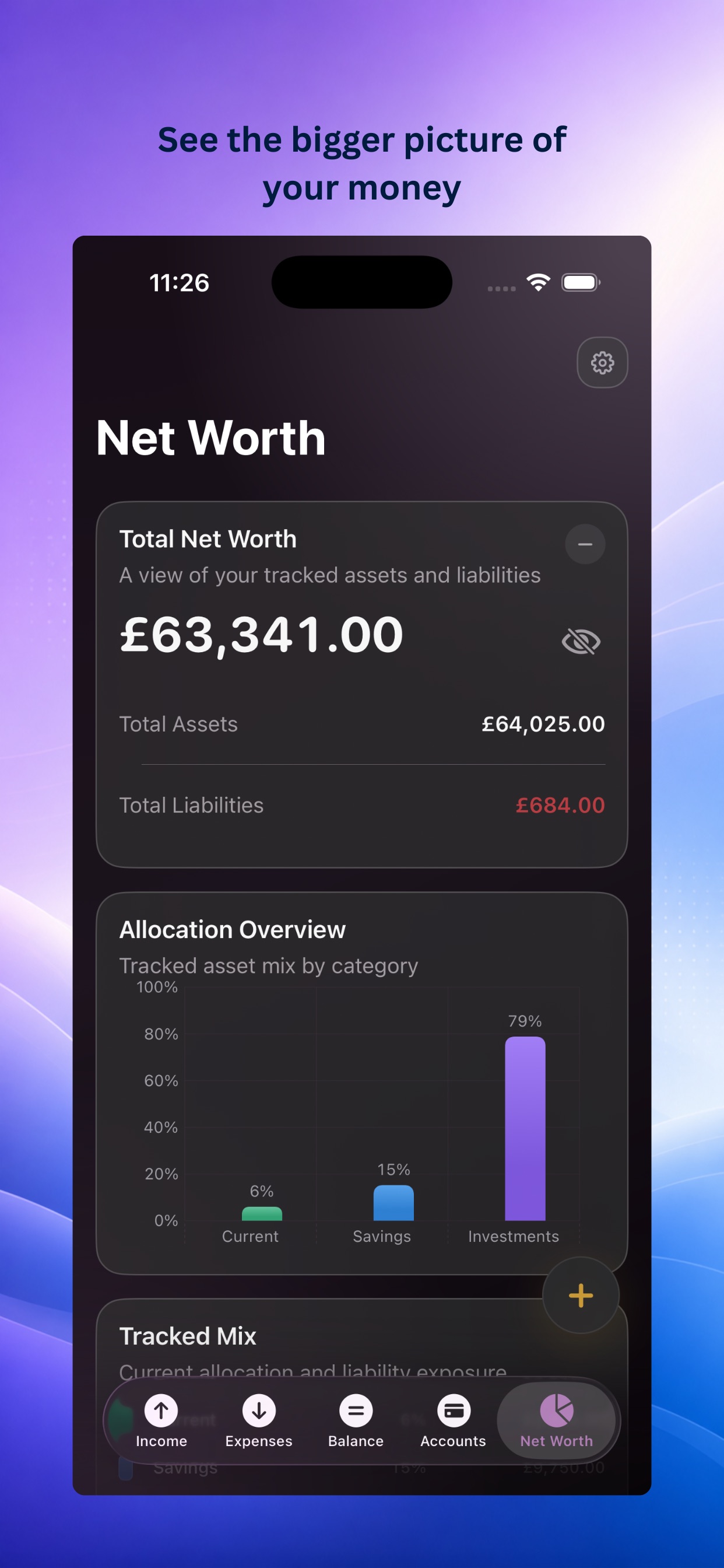 Ascentist Finance Net Worth screen